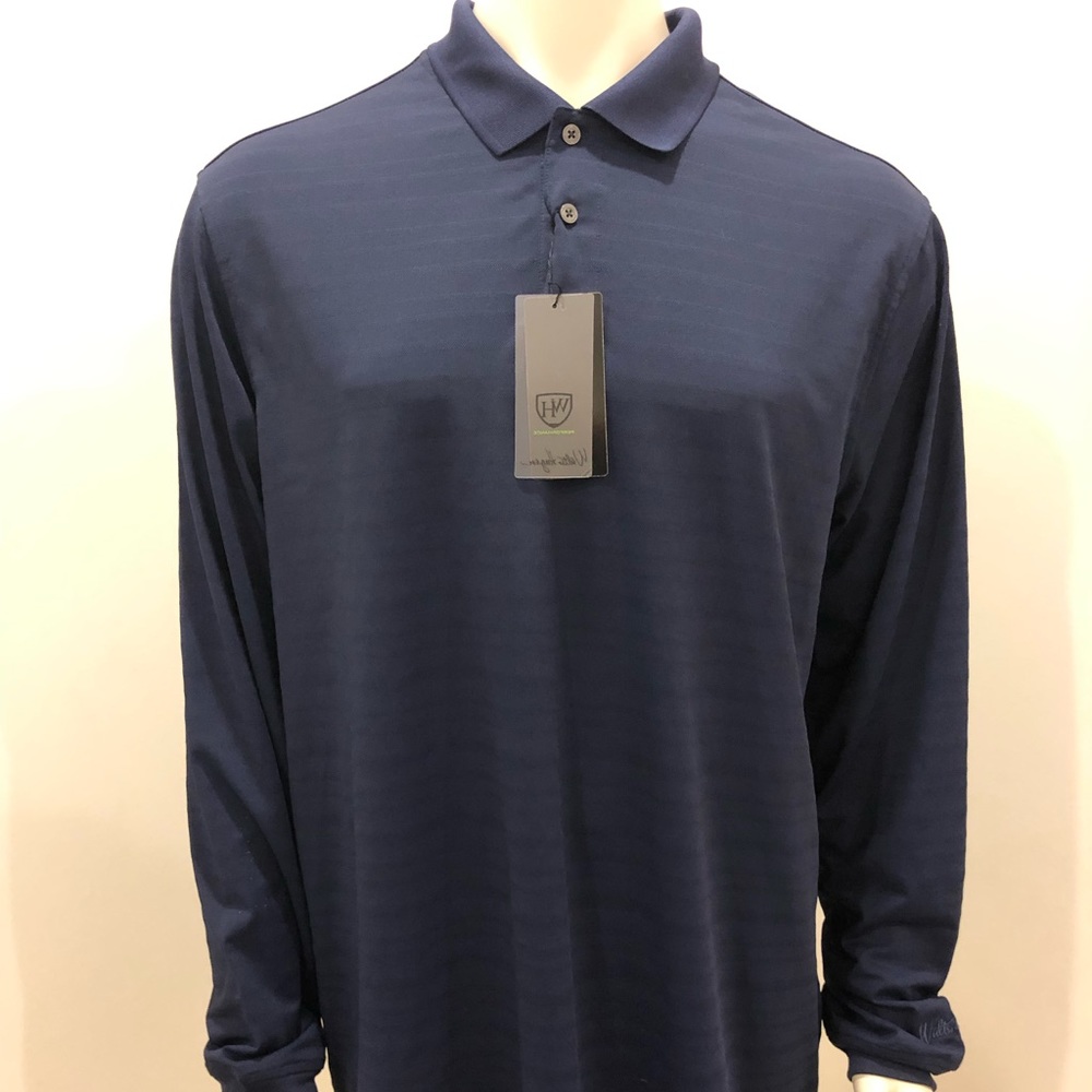 Walter Hagen Men's XL Golf Polo Shirt Blue Navy